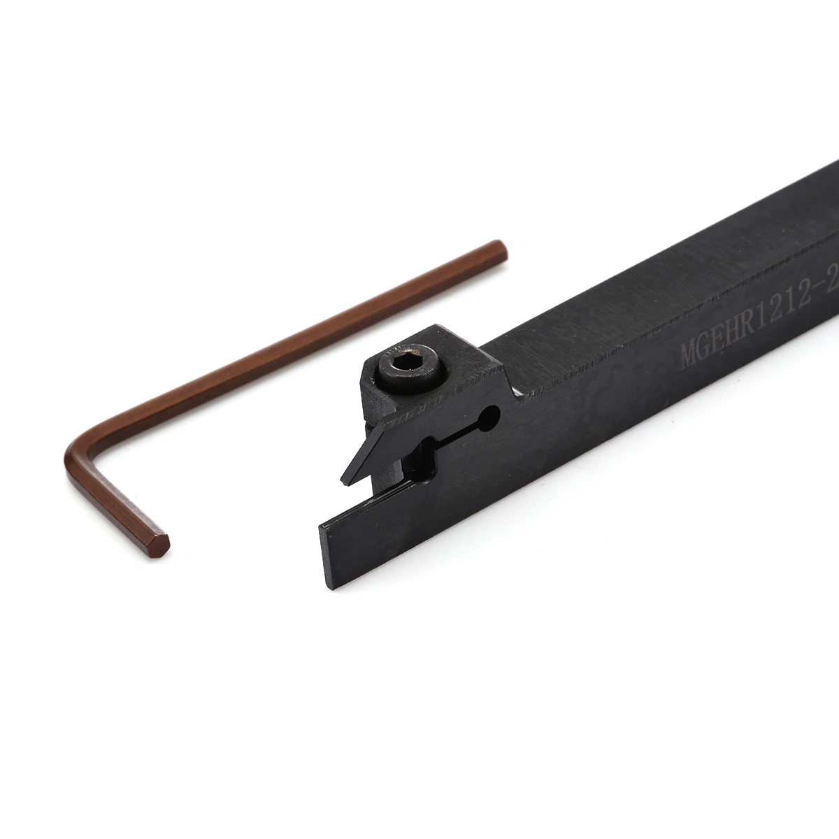 1pc MGEHR1212-2 Cut-off Turning Tool Holder 12*12*100mm Boring Bar + 10pcs MGMN200-G Carbide Inserts Blade + 1pc Hex Wrench