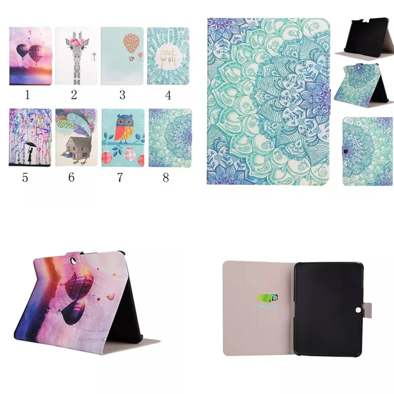 

XX Stained Case For galaxy tab3 10.1 New Arrival Color Mix PU Leather Flip case Stand Cover For samsung tab 3 10.1 P5200 P5210