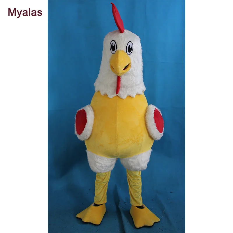Rooster Mascot Costume Fancy Dress Party Chicken Halloween Costume