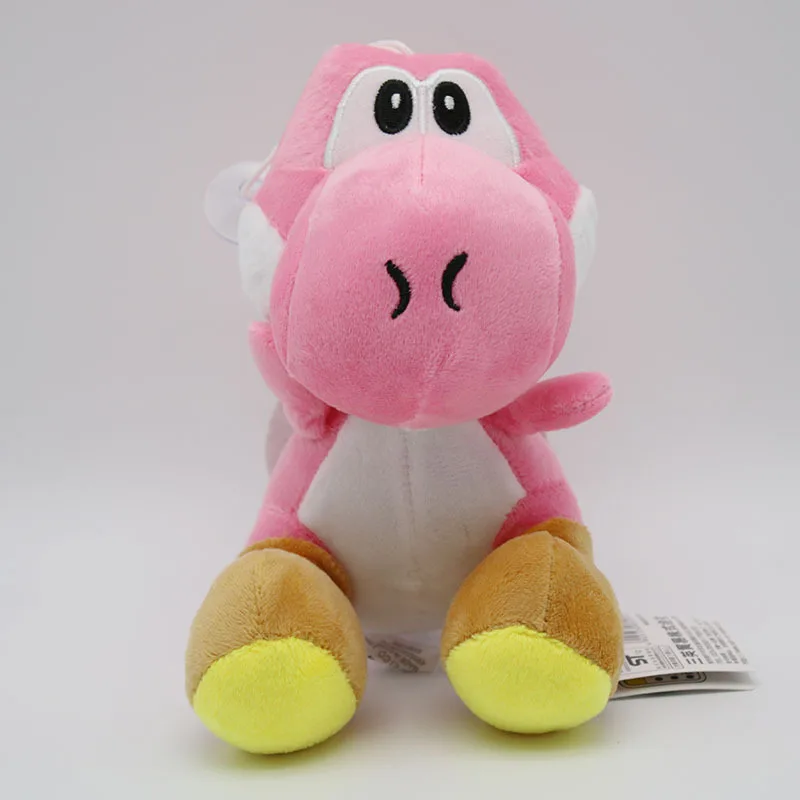 Super Mario Bros Yoshi Plush Toys Cute Yoshi Dragon  Soft Stuffed Dolls Brinquedos 16cm 10pcslot  (9)