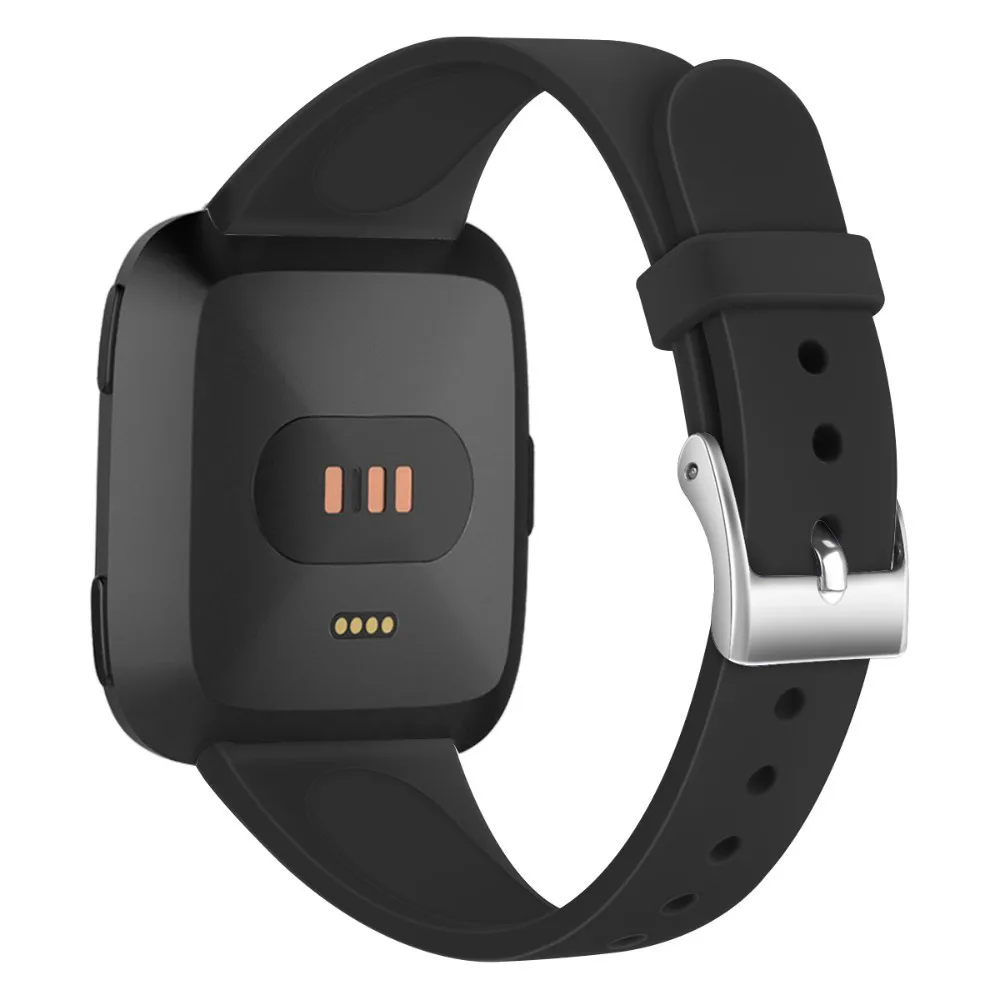 Мягкий ремешок Duszake для Fitbit Versa силиконовый сменный спортивных смарт часов на