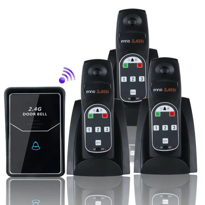 2.4Ghz Wireless Intercom Doorbell Long Distance Transmission Portable Video Door Phone 2.4Ghz Wireless Intercom Doorbell Long Distance Transmission Portable Video Door Phone