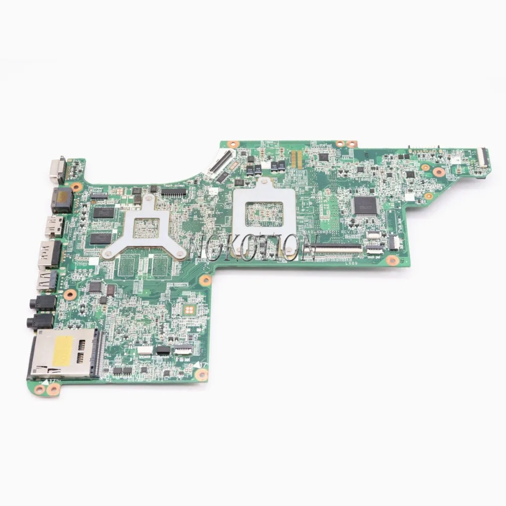 NOKOTION материнская плата для ноутбука hp Pavilion DV6-3000 595133-001 DA0LX8MB6D1 HD5470M DDR3 основная плата Процессор