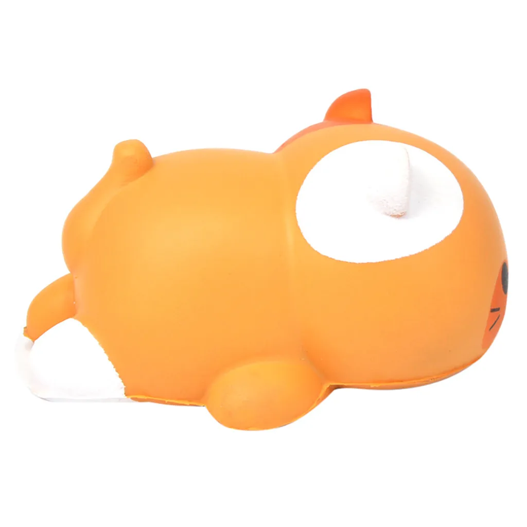 В форме головы кота декомпрессионная вентирующая игрушка медленный отскок ненастоящее животное игрушка для снятия стресса игрушки для детей W605