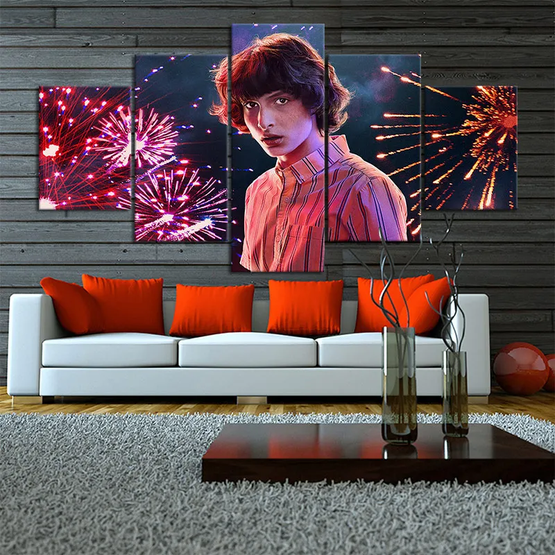 Постеры серии Stranger Things Mike Wheeler 5 шт. настенные картины HD для декора гостиной