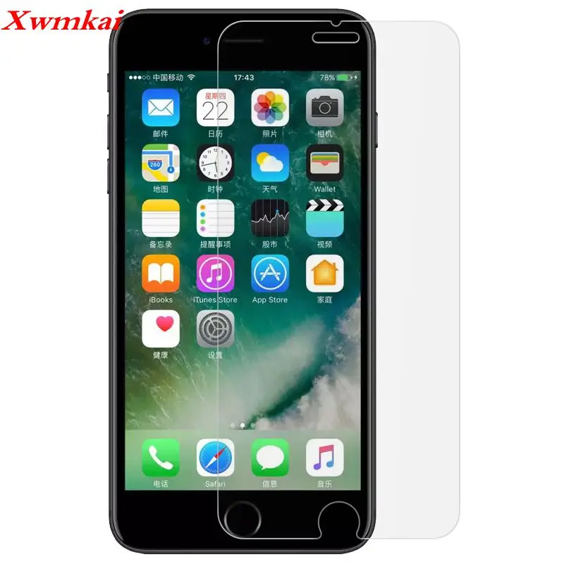 2.5D HD защита экрана закаленное стекло для Iphone11 pro X 6 6S 7 8 Plus XS max XR 9H защитная пленка с