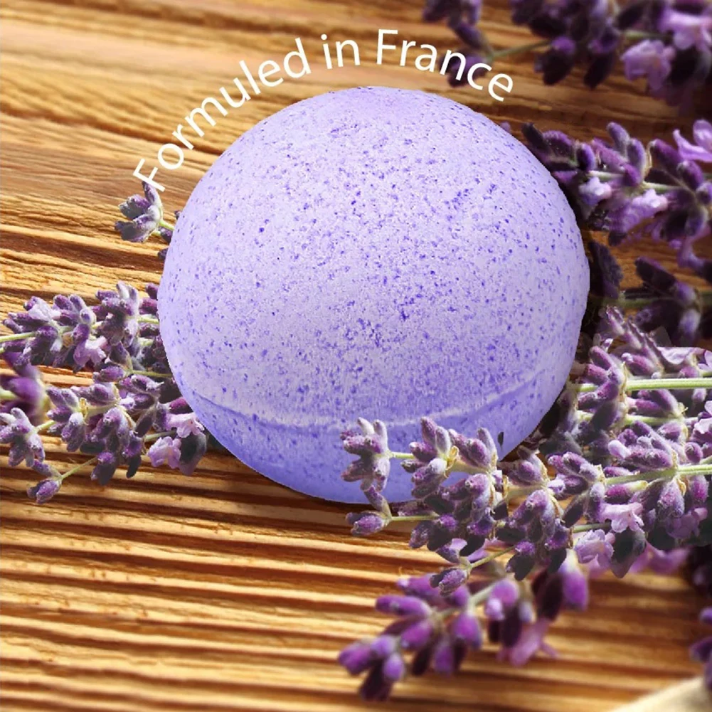 Online 8 stücke Organische Sprudelnden Bad Bomben Eingestellt ätherisches öl Bad ball meer Salze SPA Stress Relief Peeling Bleaching Körper Peeling bad Ball