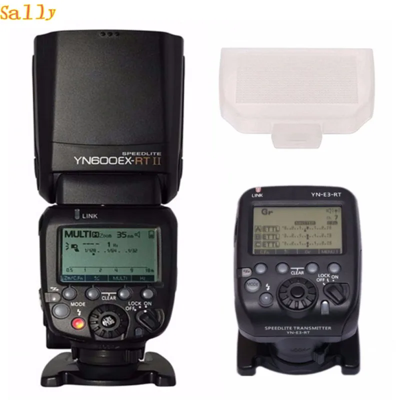 

YONGNUO YN600EX-RT II Wireless Flash Speedlite with Optical Master and TTL HSS for Canon 1200D 1100D 100OD 80D 6D 7D 5D mark IV