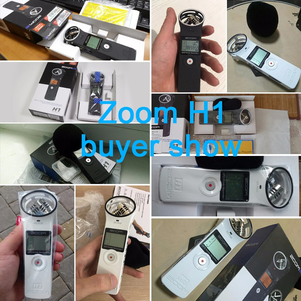 ZOOM H1 H1N Handy Recorder Digital Camera Audio Recorder Interview Recording Stereo Microphone for DSLR Boya BY-M1 Microphone