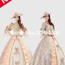 Индивидуальный заказ Элегантный Королевский дворец Марии Антуанетты Civil War Средневековый Ренессанс платье викторианский бальное платье для женщин