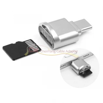 

2pcs USB 2.0 Type C USB-C to Micro SD SDXC TF Card Reader Adapter for Cell Phone