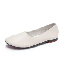 Г. женская обувь повседневные однотонные мокасины на плоской подошве классические женские лоферы в Корейском стиле EUR35-40 без застежки