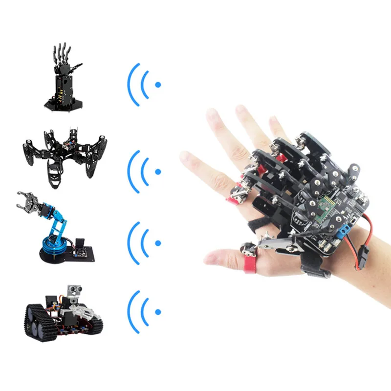 LOBOT с открытым исходным кодом Lead Motion ATmega328P Robot перчатки для uHand2.0 Arm RC Car Control