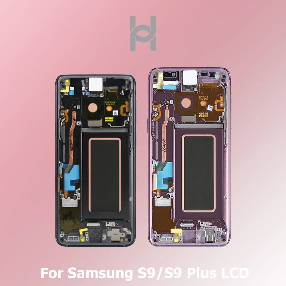 

Original Super Amoled LCD Screen for Samsung Galaxy S9 Plus S9 LCD Display G9650 With frame Assembly Replacement