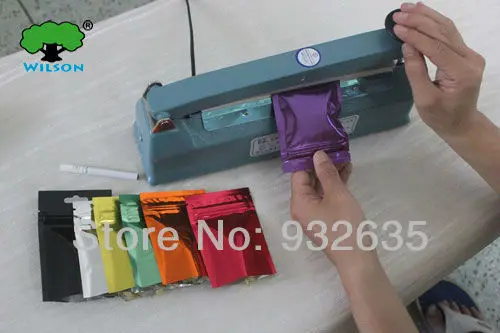 Good quality all-matel 8" hand Impulse Sealer 8mm wide sealing wide Heat Sealing Machine Heat Sealing Plastic Bag Closer Sealer 3