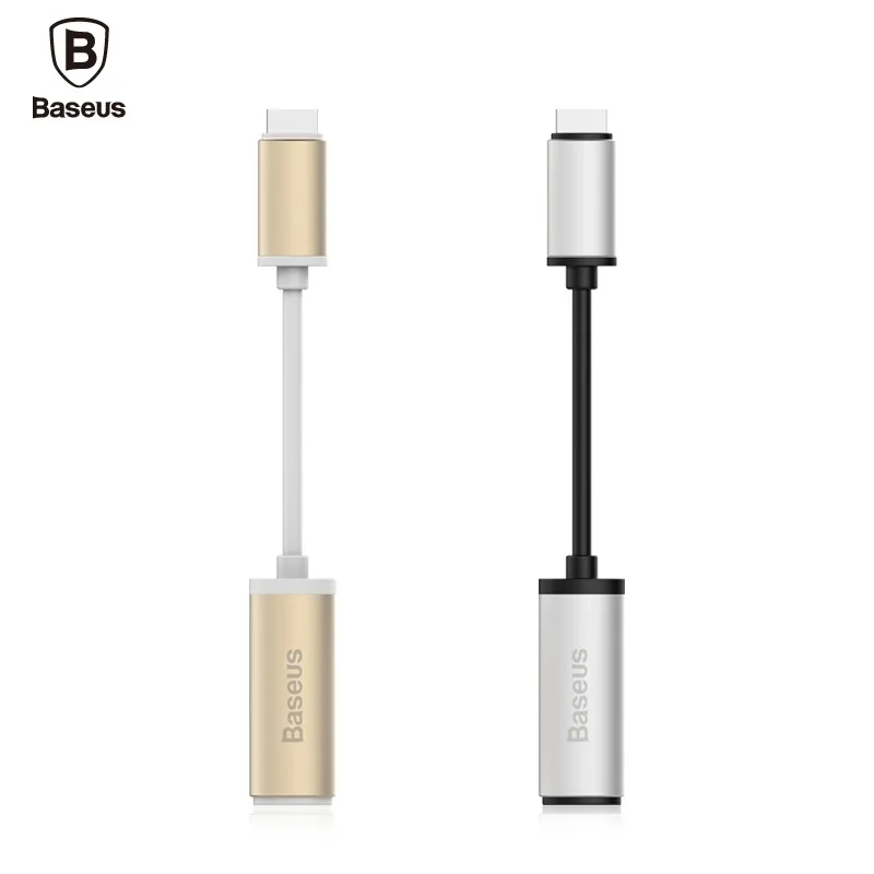 BASEUS Brand Aluminum Alloy Audio Transfer Cable For Apple Connector