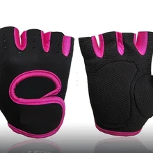 Неопрен воздухопроницаемой сеткой Фитнес прочный спортивный зал Вес подъема перчатки митенки подходит для женщины детей взрослых