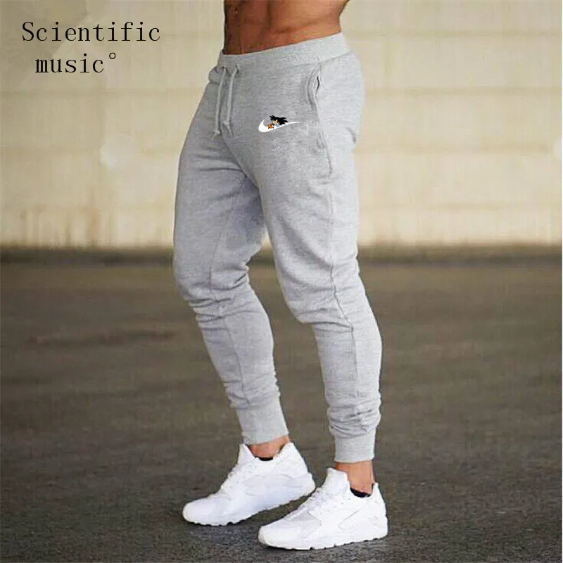 2019 Fall Men's Black doodle Print Trousers Jogger Men's Pants Casual Slim Fit Men's Fitness Sweatpants Big Size wholesale 2019 Fall Men's Black doodle Print Trousers Jogger Men's Pants Casual Slim Fit Men's Fitness Sweatpants Big Size wholesale