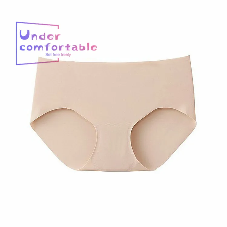 

Summer Freshness One Piece Seamless Women Underwear Female Brief Silky Feeling 6 Colors Comfort Plus Size Girl Intimates