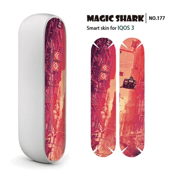 

Fashion Skull Diamond Stone Dreamy Space 2.5D Case Cover Sticker For IQOS 3.0 E-Cigarette Vape Accessories
