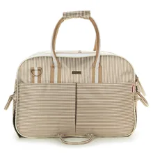 Хаки полосатая полиэфирная модная переноска для собак Сумка для рук или слинг модная маленькая сумка для щенков