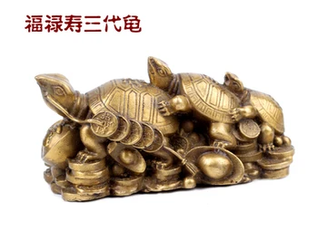 

A three generation of turtle ornaments named feng shui ornaments