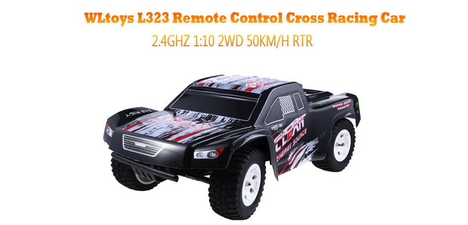 Новое поступление WLtoys L323 2,4 ГГц 1:10 50 км/ч Электрический RTR RC беговой гоночный автомобиль Транспортное средство игрушка