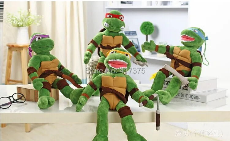 4pcs/lot 40cm Teenage Mutant Ninja Turtles  Stuffe...