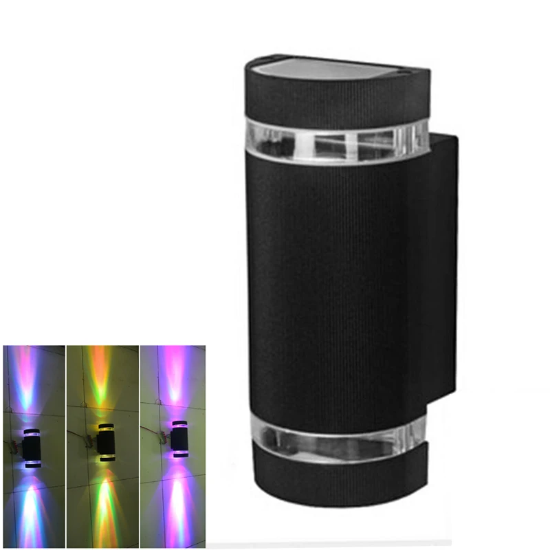 

waterproof outdoor 6W colorful Led corridor lights LED wall light AC 85-265V