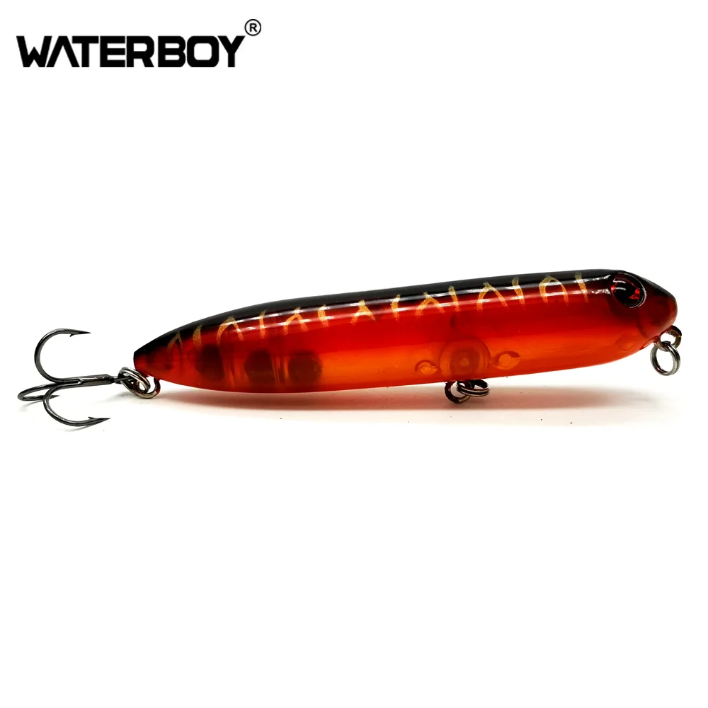 Водостойкая рыболовная приманка для собачьей прогулки, 11 см, 21 г, длинная литая приманка-карандаш, плавающая верхняя водная плавающая жесткая приманка - Цвет: color 4