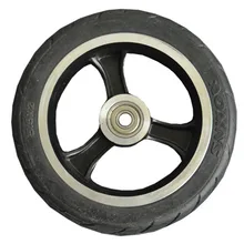 cheap 5.5 inch scooter wheel PU Wheel Scooter Tire for Wheelchair Rear Wheel factory high quality original Scooter wheels 4pcs support wholesale high quality stunt scooter wheels 100mm