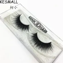 Kesmall 3D норки накладные ресницы долгое ресницы природных длинными Черный ресниц макияж инструменты глаз Lash Расширения 8 пара CO598