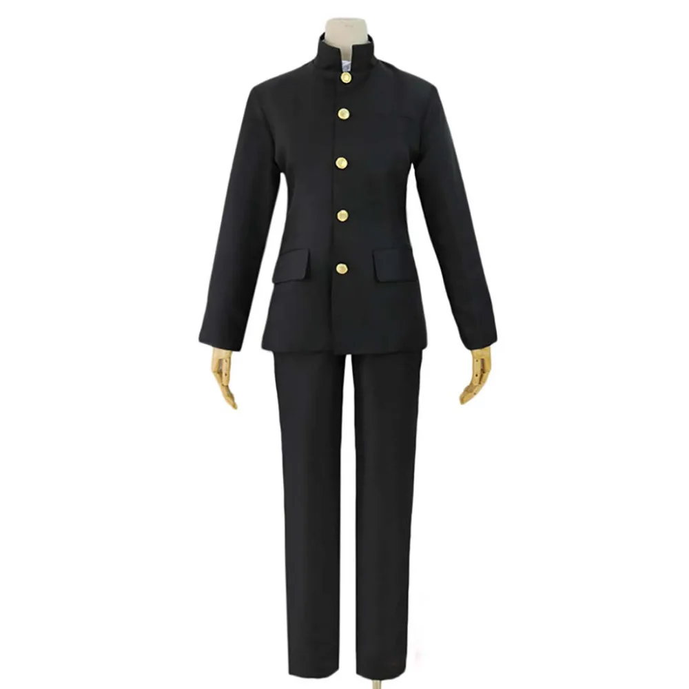 Anime Haikyuu!! Kanasuno High Japanese School Boy Uniform Black Academy