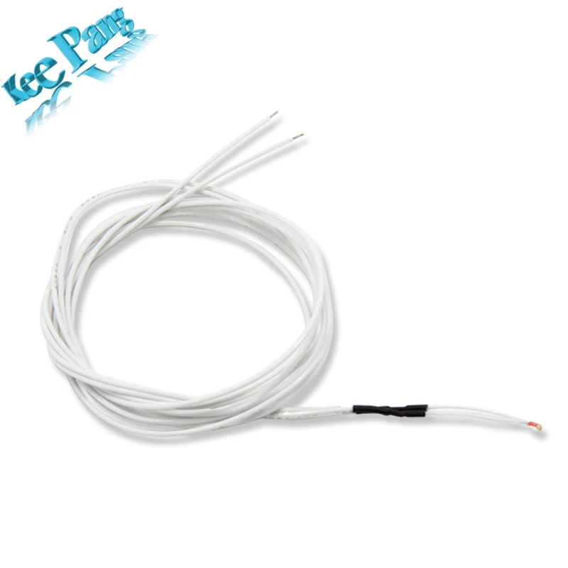 5pcs/lot 100K ohm NTC 3950 Thermistors Sensors with Cable 3D Printers Parts Temperature Part White 1M Line Accessories KINGROON