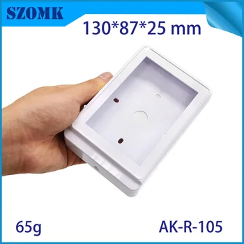 

1 piece SZOMKszomk diy wall mount plastic box abs card reader enclosure screen case LCD case RFID home security housing
