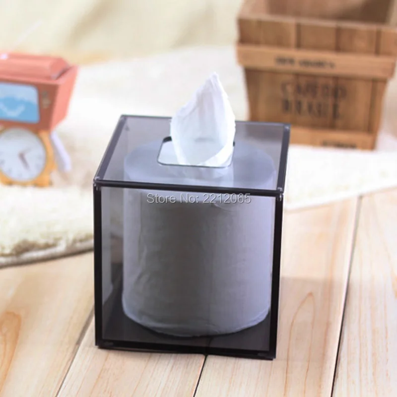 Pack 2units Square Acrylic Napkin Rings Tissue Holder Bo Square Tissue Holders