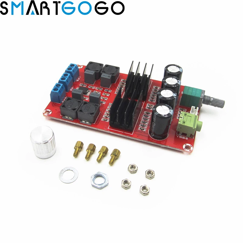 MP3 модуль 2X100W TPA3116 D2 двухканальный цифровой аудио Плата мини-усилителя 12 V-24 V