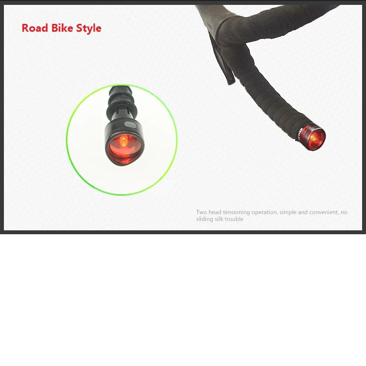 Flash Deal Q-LITE Mountain Bike Bar End Light Road Bike Bar End Light Super Turn Signal Rear Light Bicycle Handlebar End Light 7