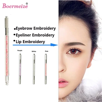 

Manual Tattoo Pen Permanent Makeup Machine Microblading Pen For Lip Tattoo And Eyebrow Tattoo Tebori Pen 1PCS High Quality