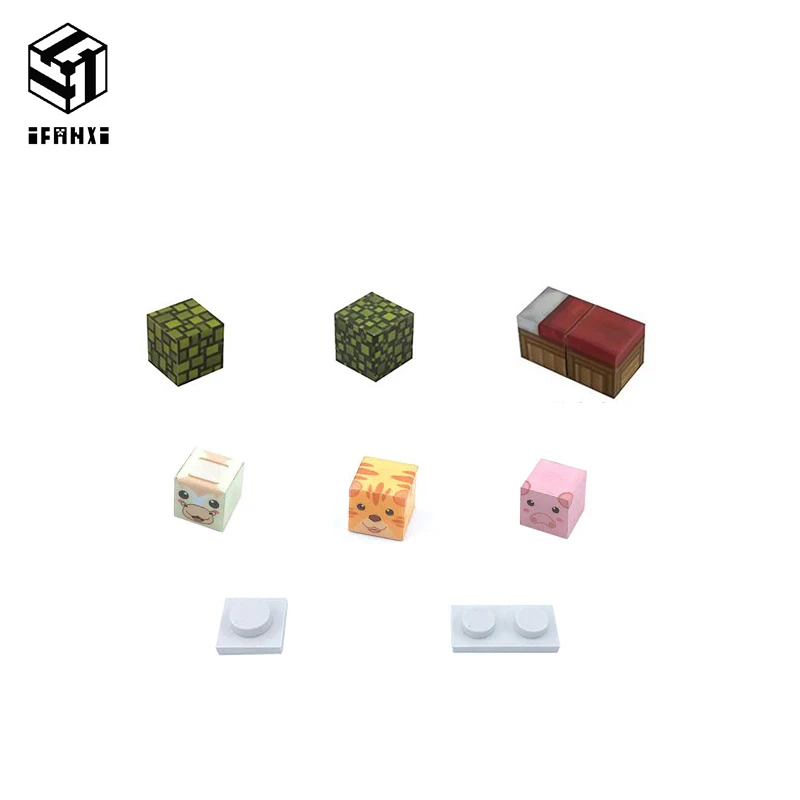 Kopen 10 STKS Minecraft Magnetische Bouwstenen Verschillende Materialen Modellen Bricks Hand Plakken Compatibel Met Lego DIY Speelgoed Geautoriseerde