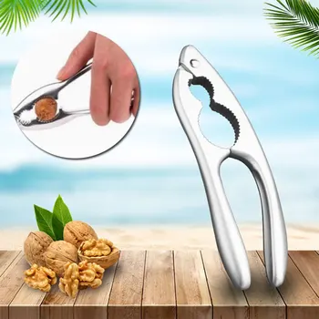 

1PC High Quality Stainless Steel Walnut Sheller Edible Nuts Shelling Tools Household Kitchen Gadgets Accessories