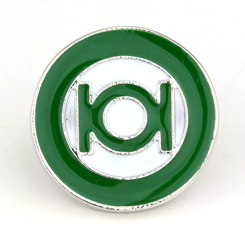 

dongsheng Newest Movie Jewelry Superhero Green Lantern Brooches DC Comics Lapel Pin Brooch Emblem Badge for Men Shirt Pins-40