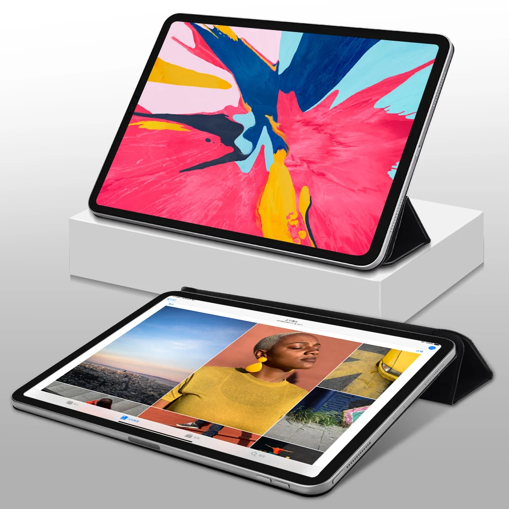 Магнитный умный чехол для iPad Pro 11 2018 с тройной складной подставкой магнитным