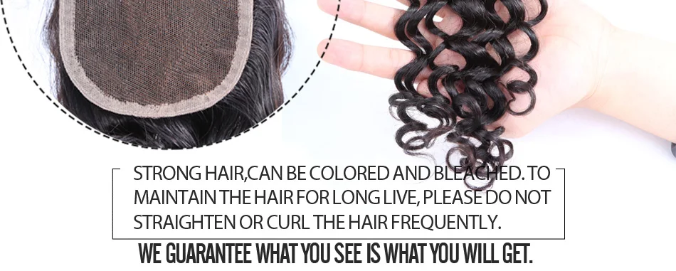 QueenKing волос Бразильский Кружева Закрытие вьющиеся Волосы remy 3,5 "x 4" французские кружева 10-18 дюйм(ов) натуральный Цвет человеческих волос