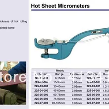 Микрометры горячего листа 0-15mm.0-0.6inch.225-01-000