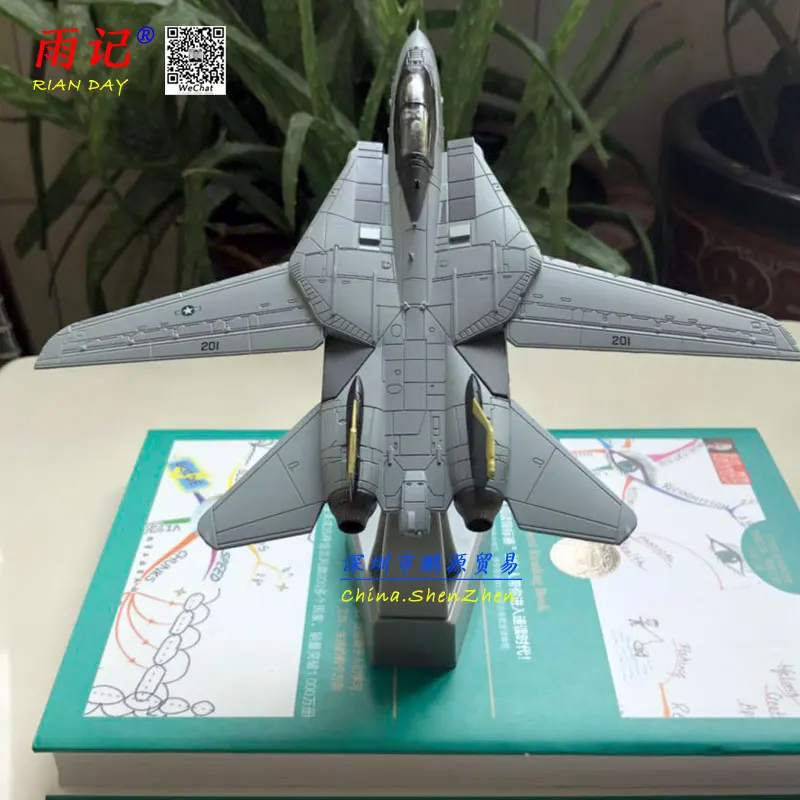 AMER 1/100 военная модель игрушки F14 Tomcat F-14A/B AJ200 VF-84 истребитель литой металлический самолет модель игрушки для сбора/подарка