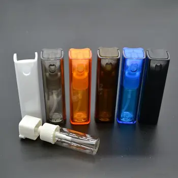 

Free shipping glass inner plastic outer shell 10ml perfume bottle perfume spray bottle portable travel refillable bottles