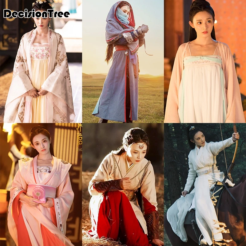

2019 han and tang dynasties classical dance costume han chinese clothing women's wide sleeves chinese dance performances