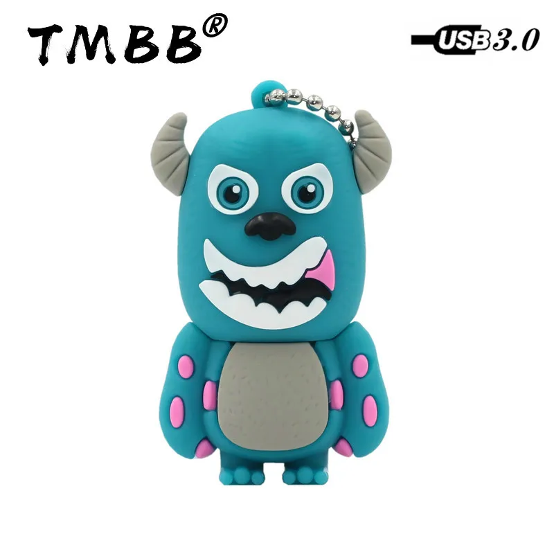 USB 3,0 Fierce monster университетские USB флеш-накопители 64 ГБ Мини-Прыжок 128G 32G 16G 256 GB карта памяти флеш-накопитель подарки