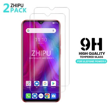 Перейти на Алиэкспресс и купить 2 шт. закаленное стекло для Ulefone power 6/3L, Защитное стекло для экрана 2.5D 9H, закаленное стекло для Ulefone power 6, защитная пленка
